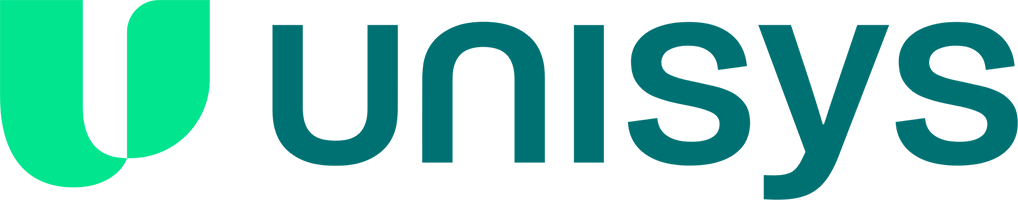 Stylized Uniswap logo featuring gradient green and teal text against a dark background.