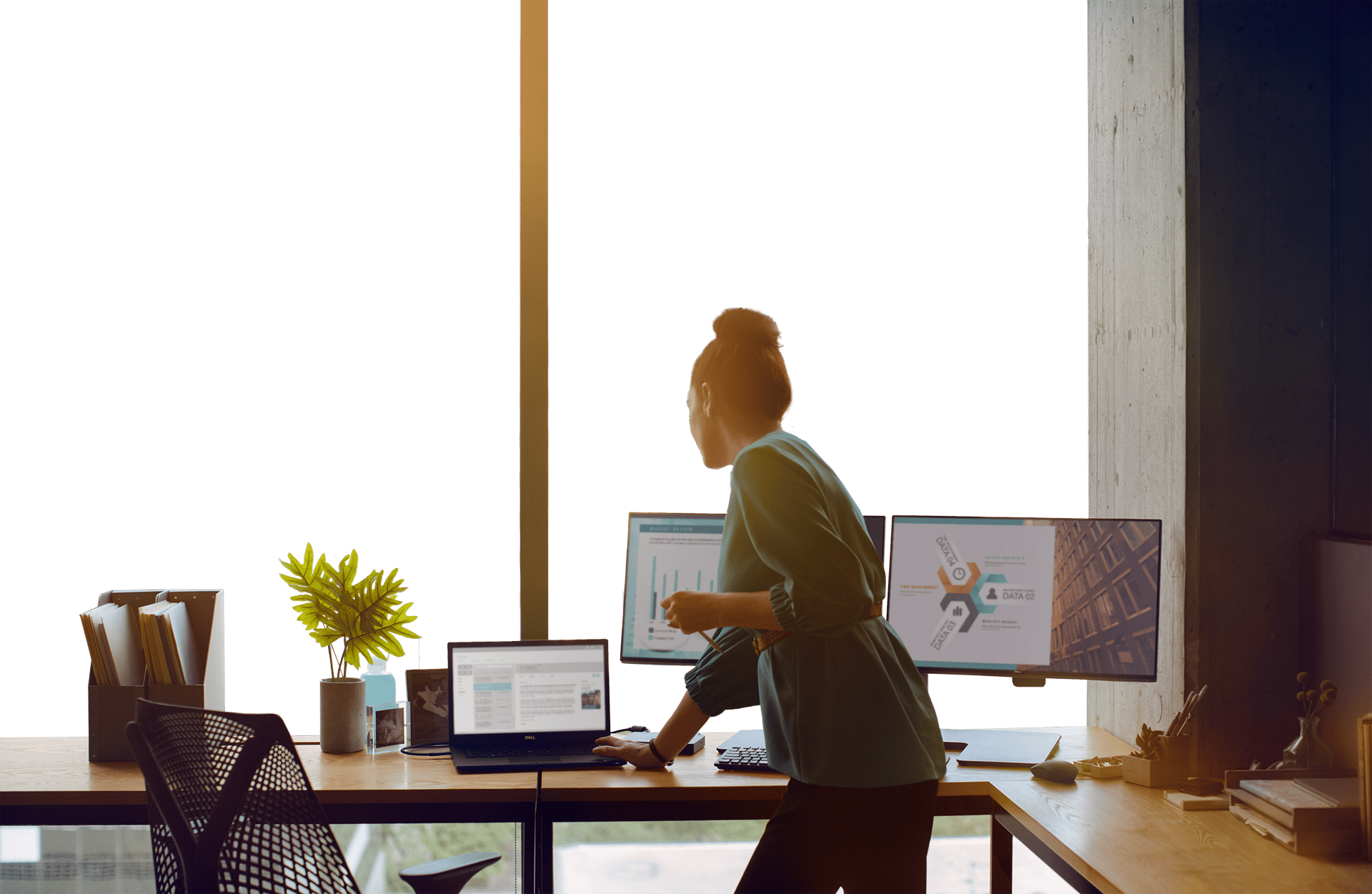 Personal computer, Table, Furniture, Plant, Standing, Laptop, Desk, Peripheral