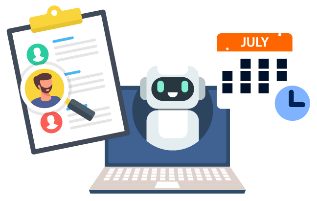 AI recruitment and interview scheduling.